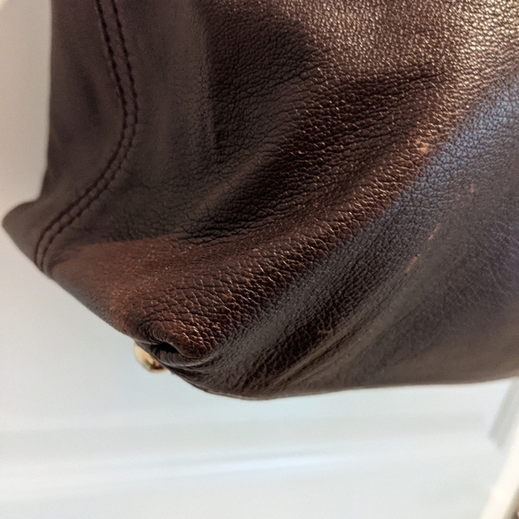 YSL Brown/Bronze reversible tote bag - Picture 8 of 8